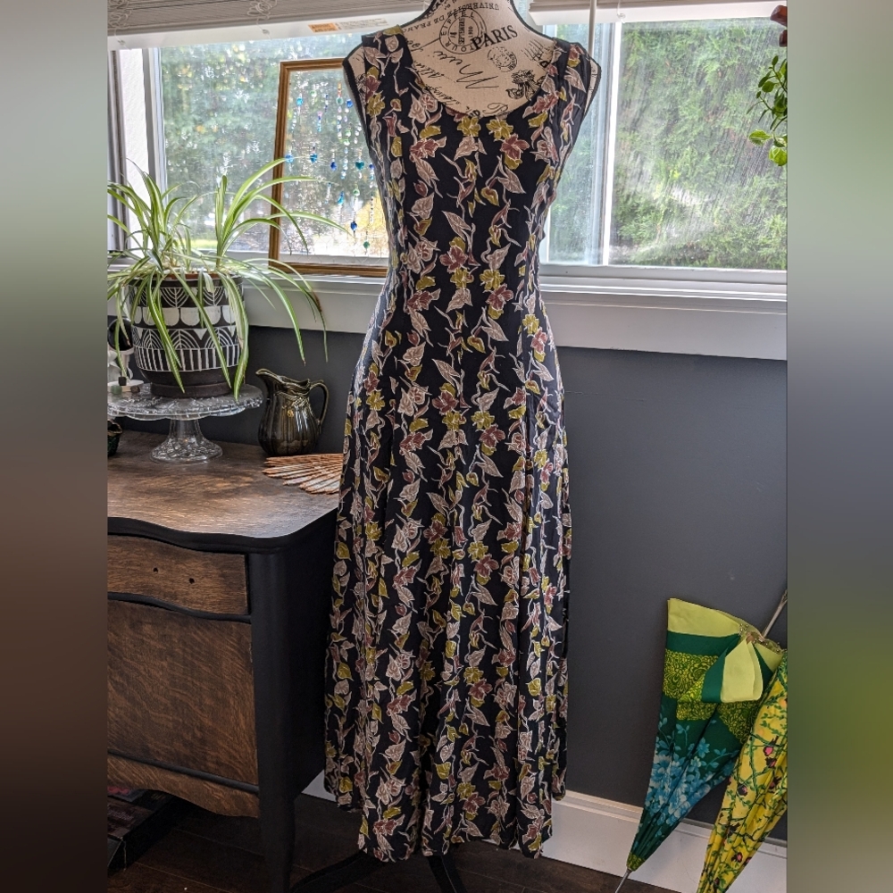 Women's JJ Garella Floral Maxi Dress Size Small